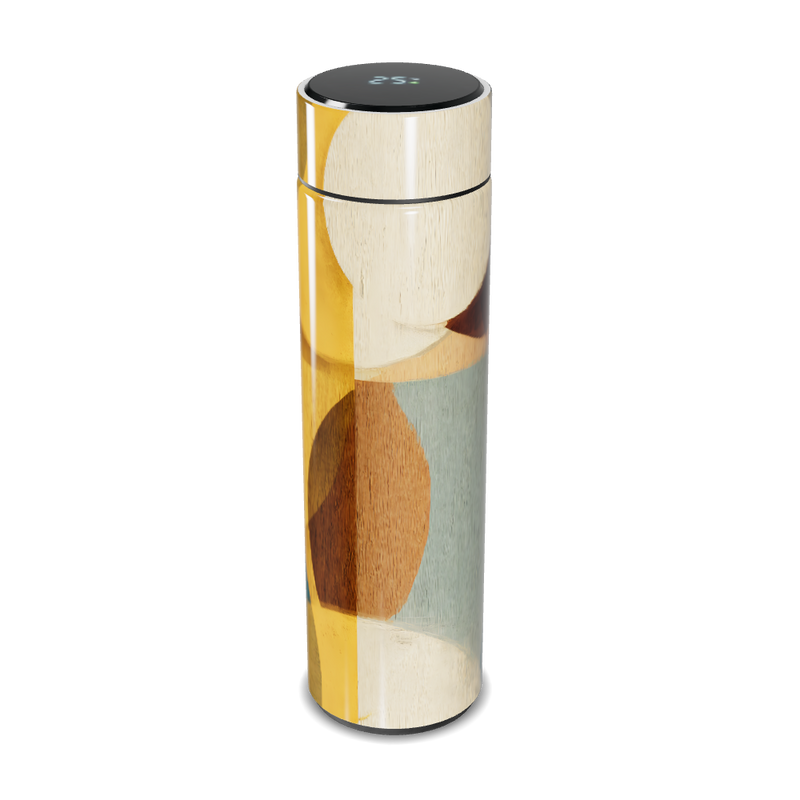 Garrafa Térmica Touch - Estampa Abstrata Colorida