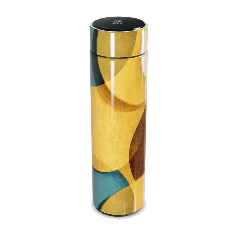 Garrafa Térmica Touch - Estampa Abstrata Colorida