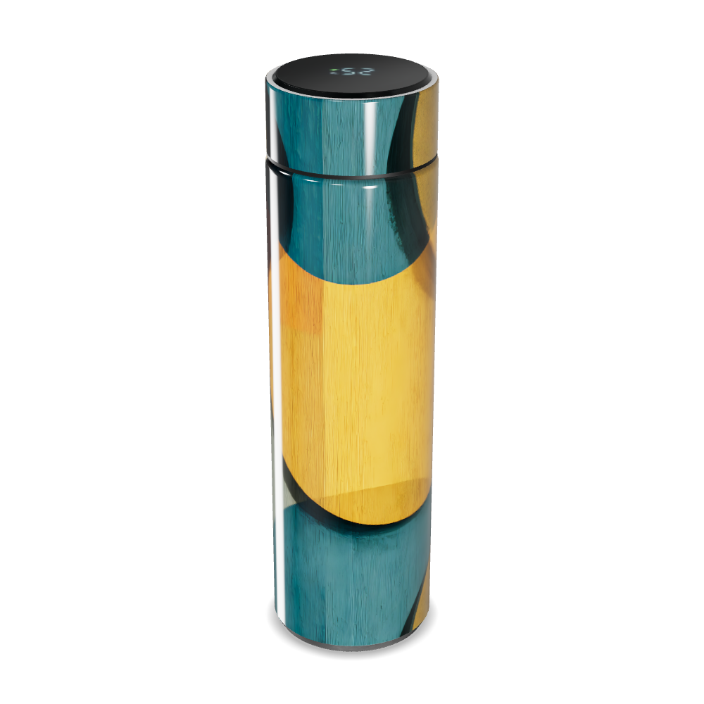 Garrafa Térmica Touch - Estampa Abstrata Colorida