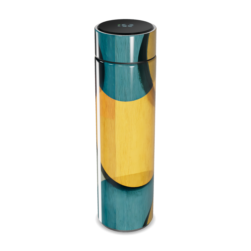 Garrafa Térmica Touch - Estampa Abstrata Colorida