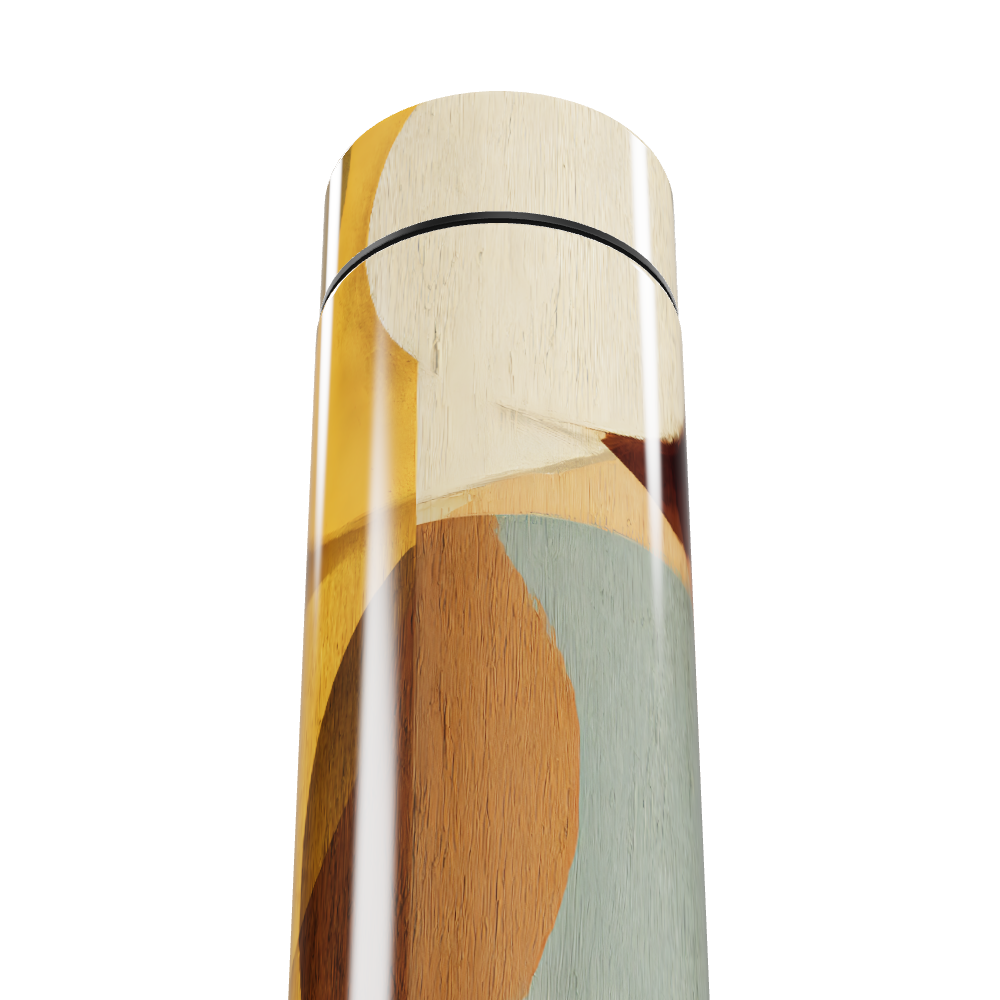 Garrafa Térmica Touch - Estampa Abstrata Colorida