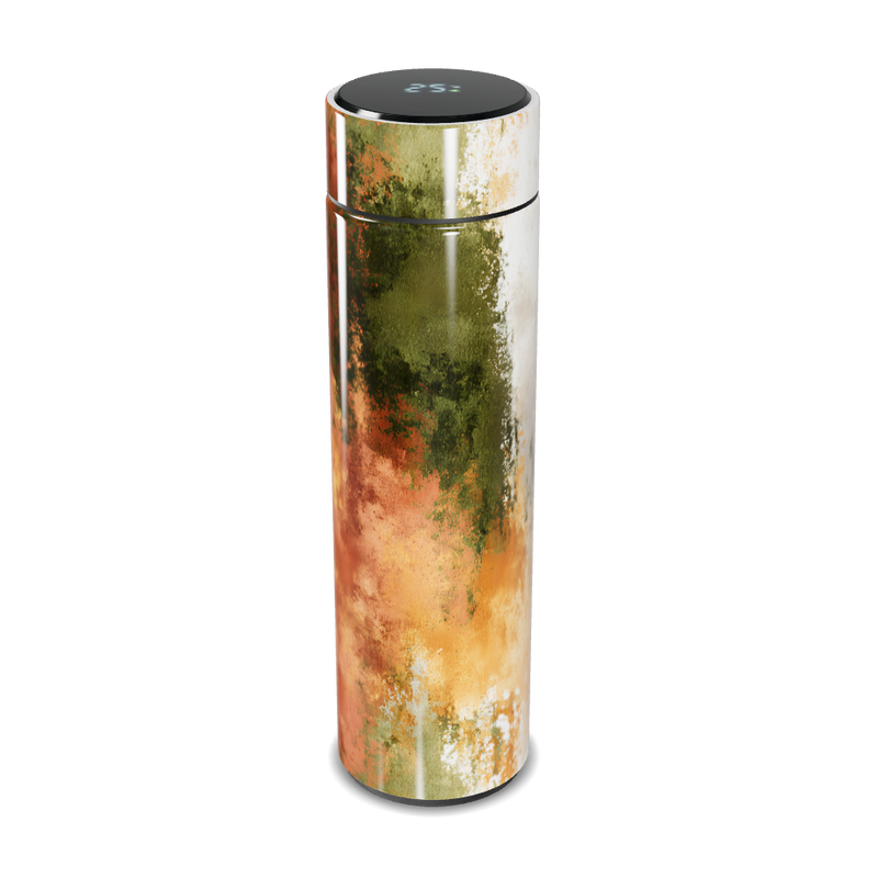 Garrafa Térmica Touch - Estampa Abstrata Colorida