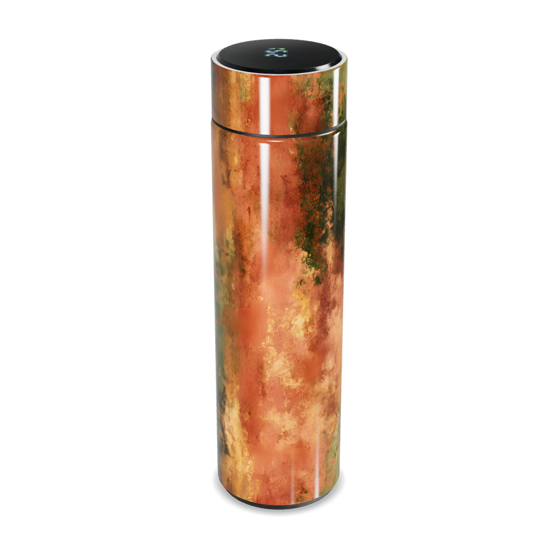 Garrafa Térmica Touch - Estampa Abstrata Colorida