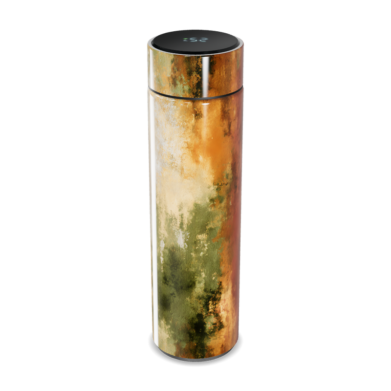 Garrafa Térmica Touch - Estampa Abstrata Colorida