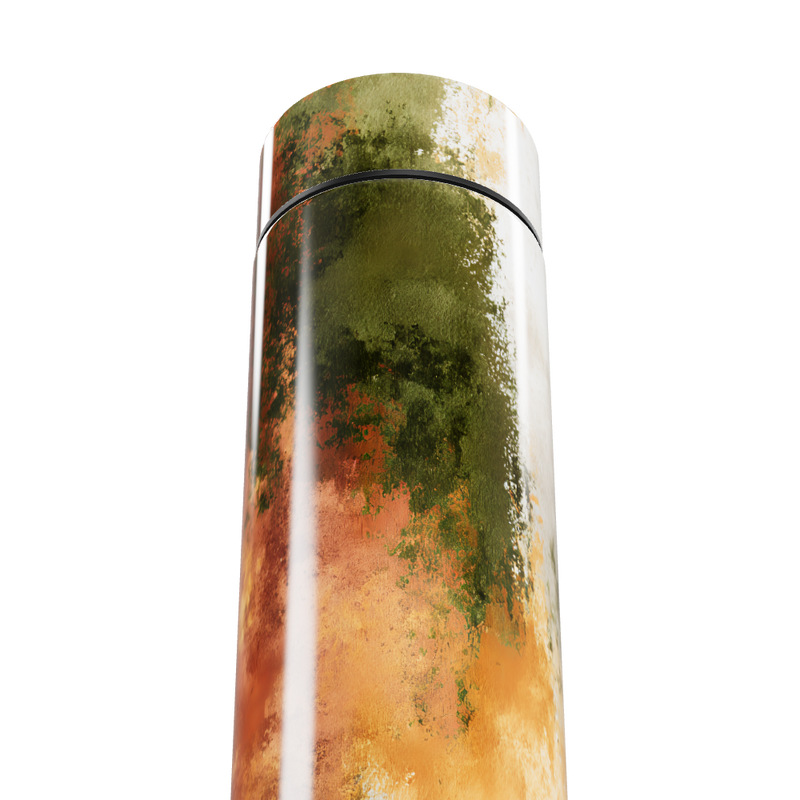 Garrafa Térmica Touch - Estampa Abstrata Colorida