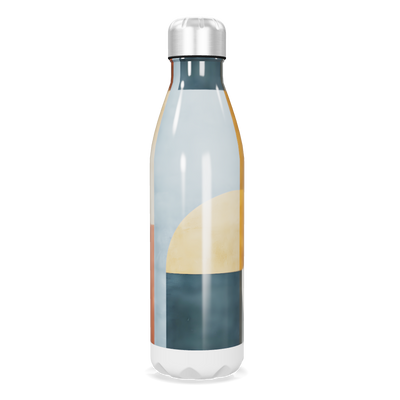 Garrafa Inox - Design Abstrato Colorido