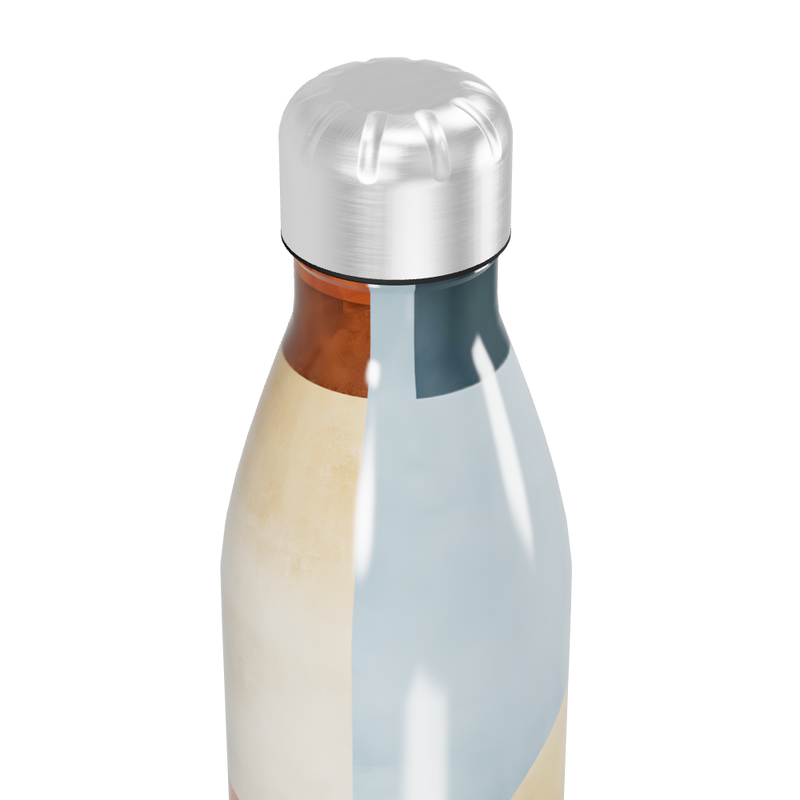 Garrafa Inox - Design Abstrato Colorido