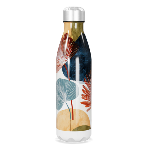 Garrafa Inox - Estampa Floral Colorida