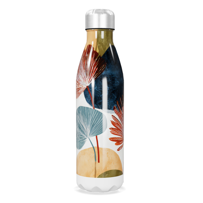 Garrafa Inox - Estampa Floral Colorida