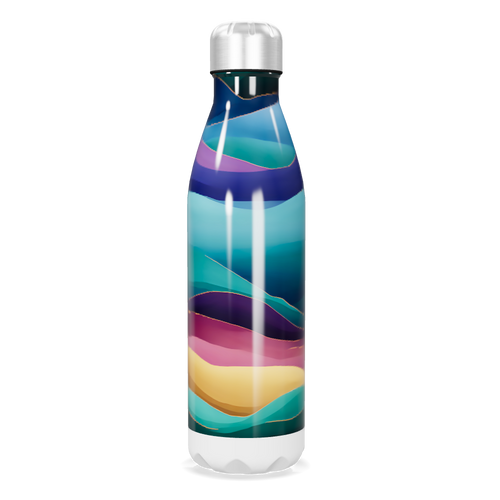Garrafa Inox Estampada Multicolorida