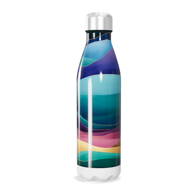 Garrafa Inox Estampada Multicolorida