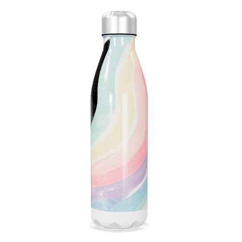 Garrafa Inox - Estampa Arco-íris
