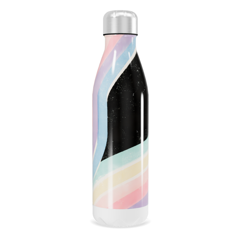 Garrafa Inox - Estampa Arco-íris