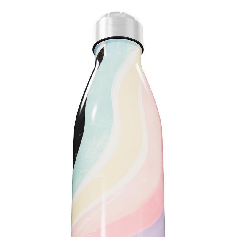 Garrafa Inox - Estampa Arco-íris