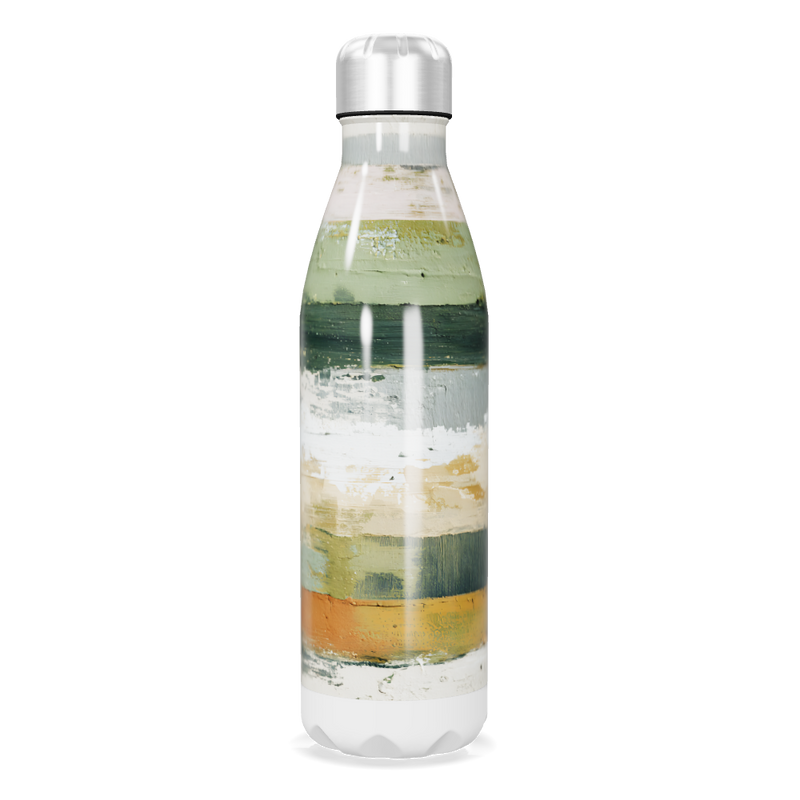 Garrafa Inox - Estampa Abstrata Colorida