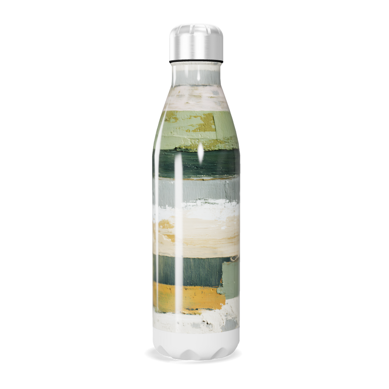 Garrafa Inox - Estampa Abstrata Colorida