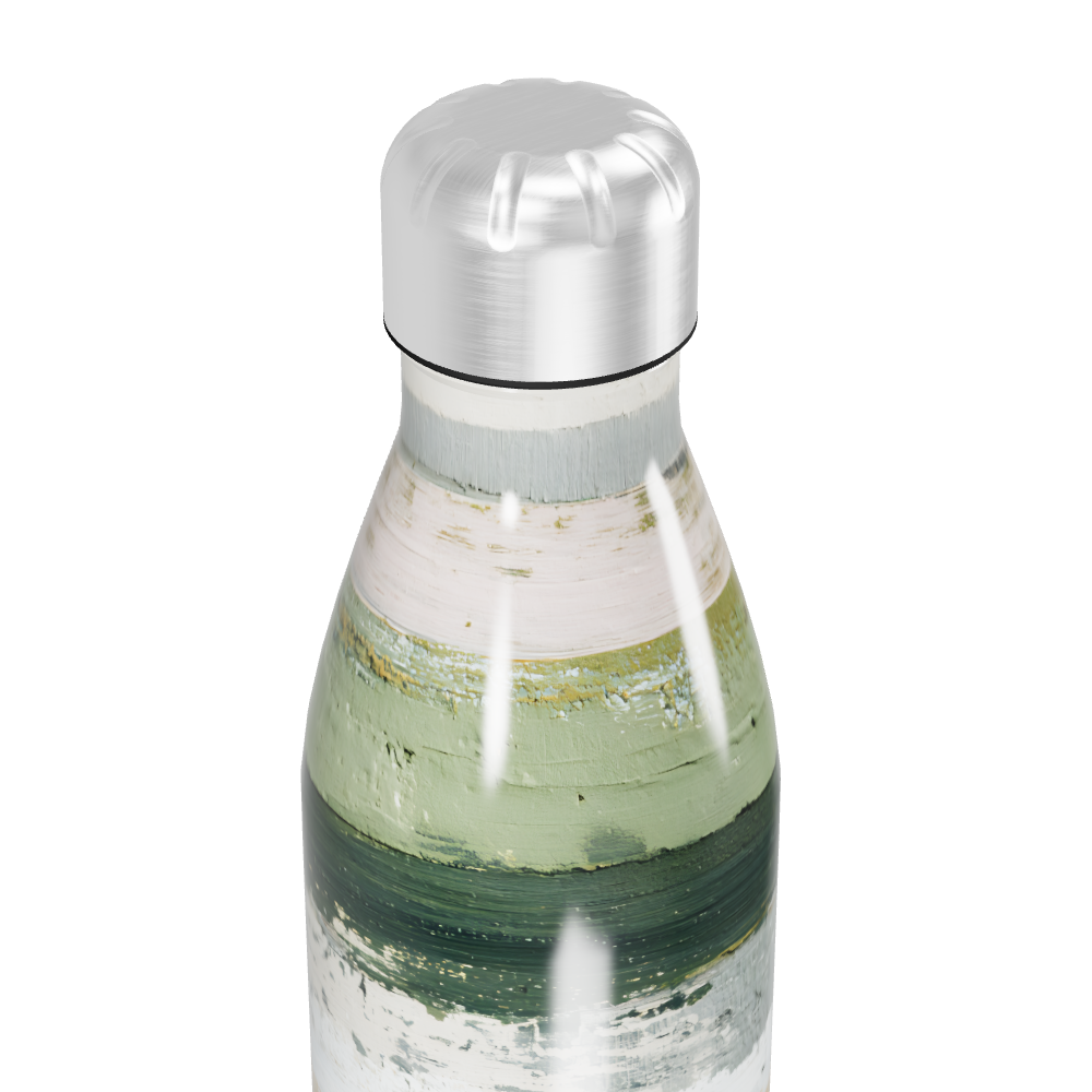 Garrafa Inox - Estampa Abstrata Colorida