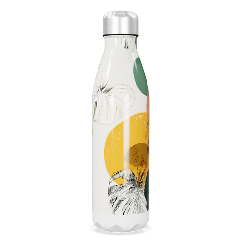 Garrafa Inox - Estampa Floral Colorida