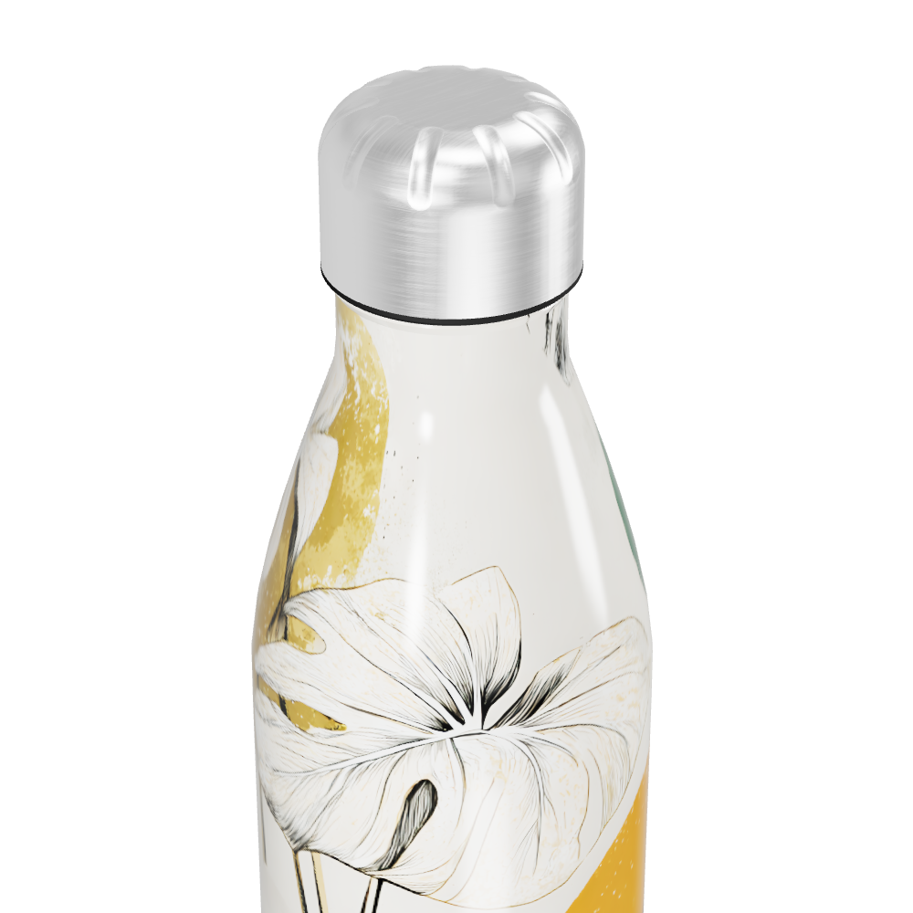 Garrafa Inox - Estampa Floral Colorida