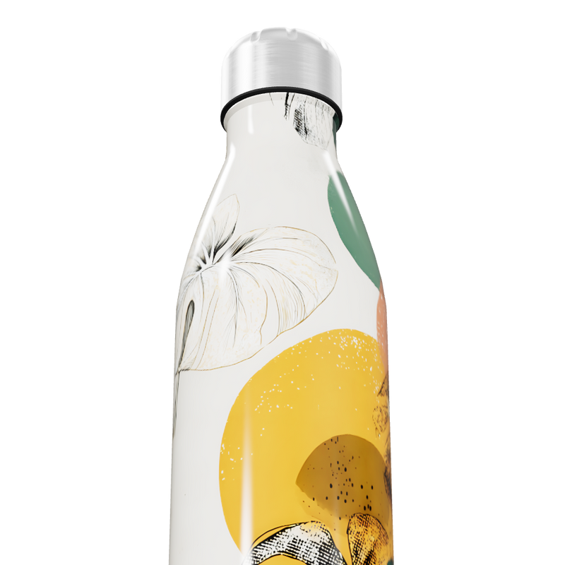 Garrafa Inox - Estampa Floral Colorida
