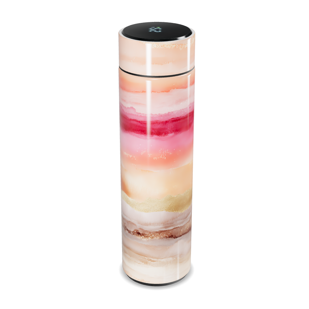 Garrafa Térmica Touch - Listras Coloridas