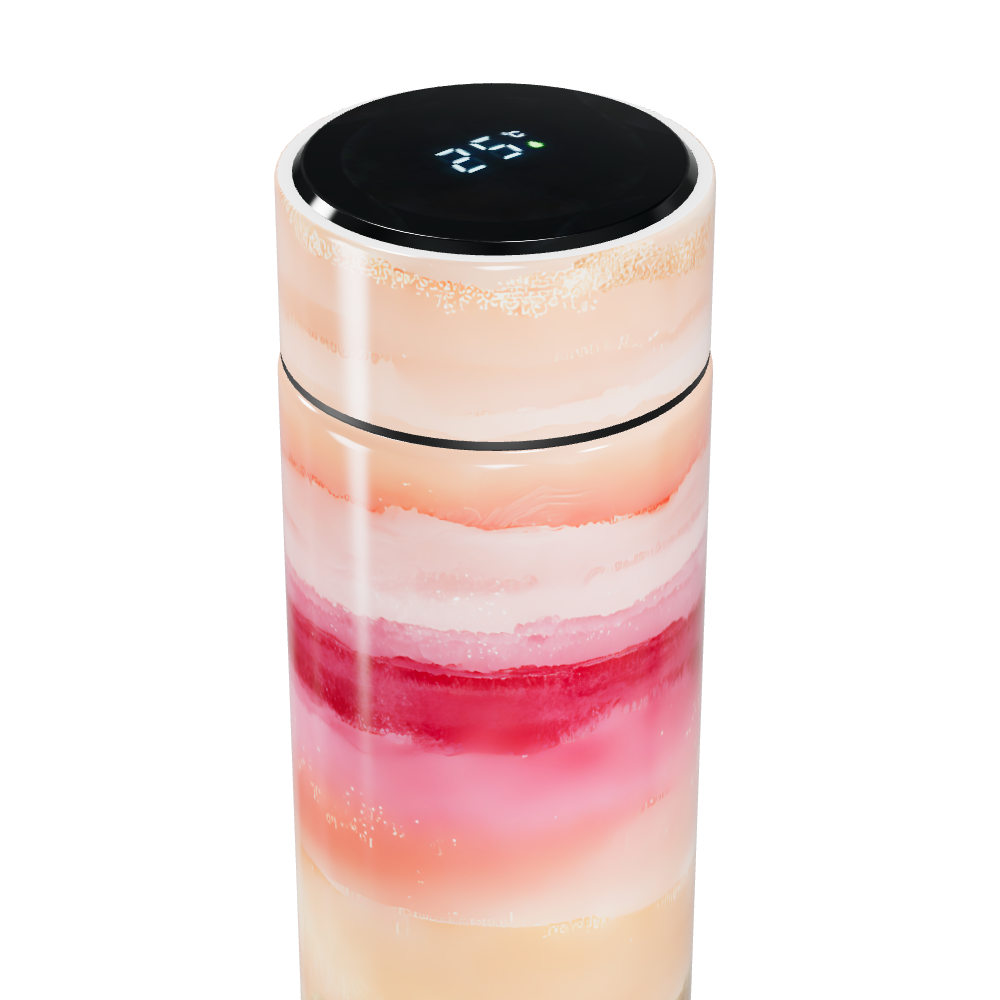 Garrafa Térmica Touch - Listras Coloridas