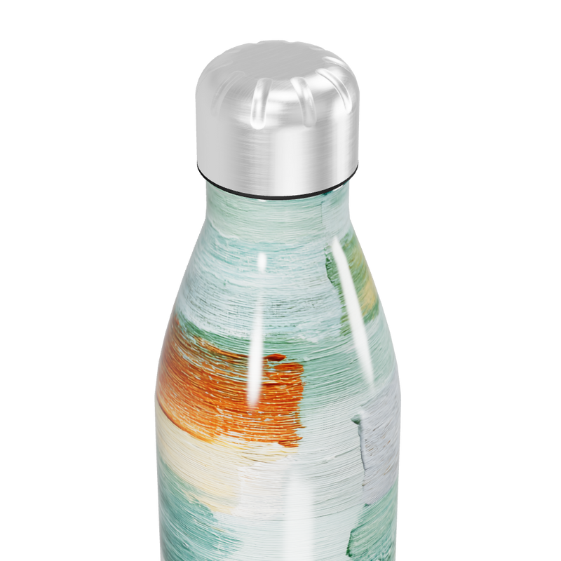 Garrafa Inox Pinceladas Coloridas 500ml