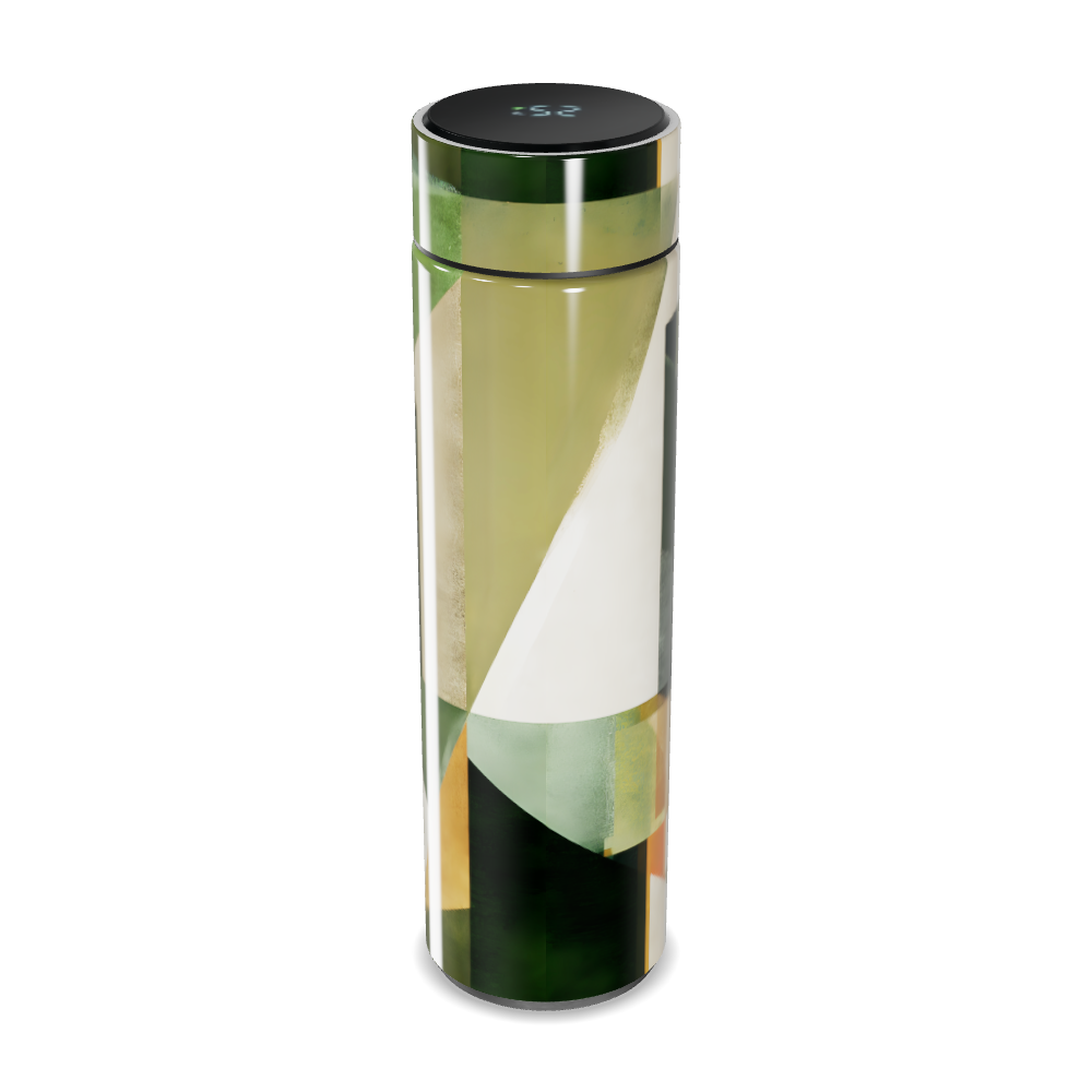 Garrafa Térmica Touch - Estampa Geométrica Colorida