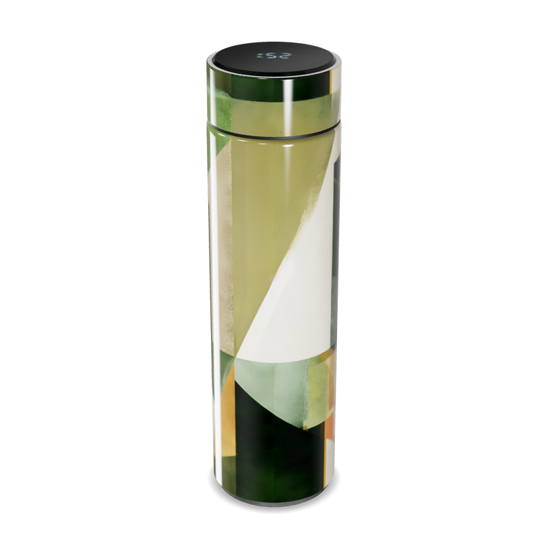 Garrafa Térmica Touch - Estampa Geométrica Colorida