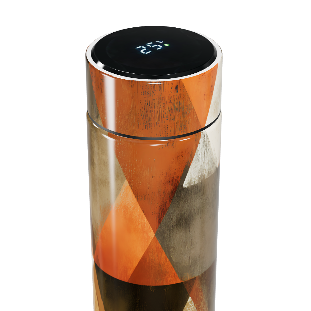 Garrafa Térmica Touch - Geométrica Colorida