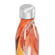 Garrafa Inox Pintura Laranja e Branca