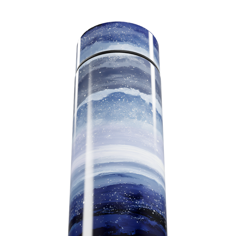 Garrafa Térmica Touch - Design Galáxia Azul