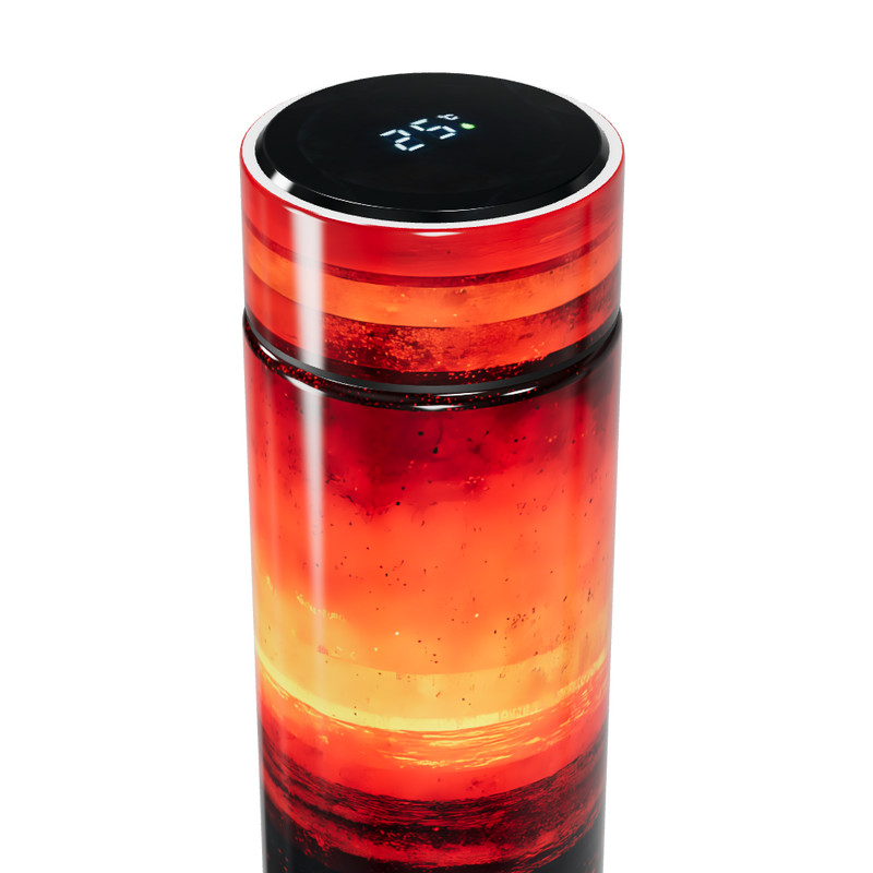 Garrafa Térmica Touch - Estampa Vulcão