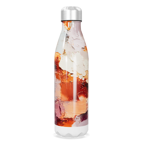 Garrafa Inox - Estampa Abstrata Colorida