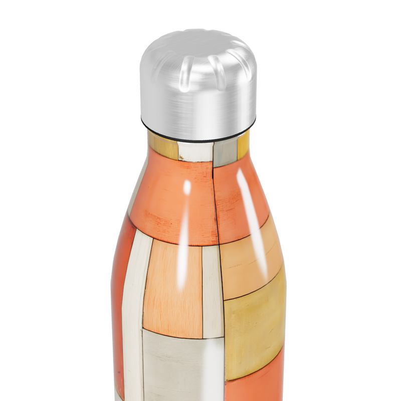 Garrafa Inox - Estampa Geométrica Colorida