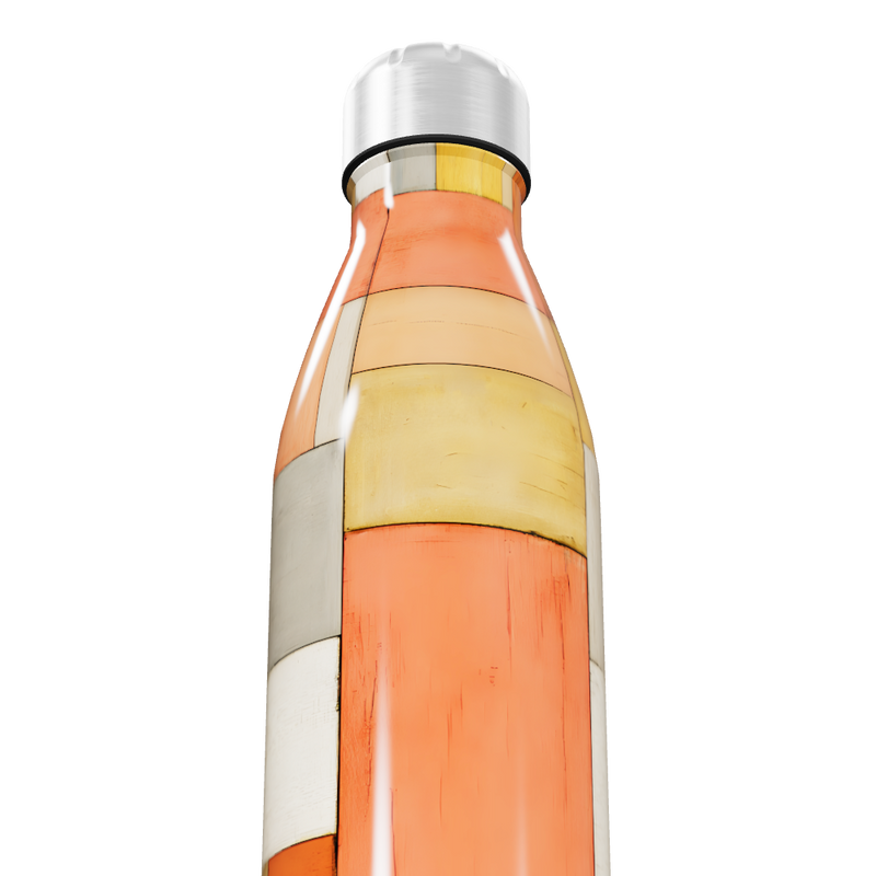 Garrafa Inox - Estampa Geométrica Colorida