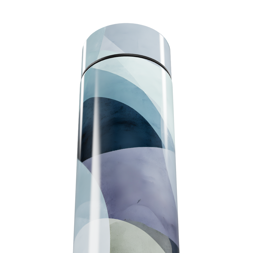 Garrafa Térmica Touch - Estampa Geométrica Multicolor