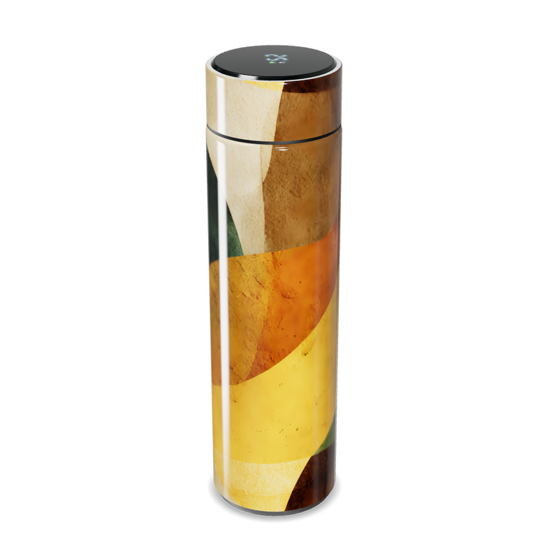 Garrafa Térmica Touch - Estampa Abstrata Colorida