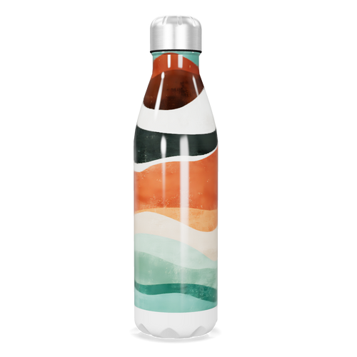 Garrafa Inox - Listras Coloridas 500ml