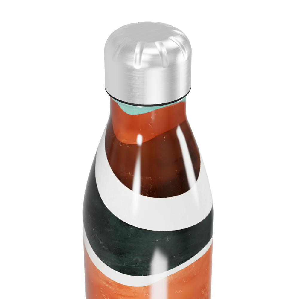 Garrafa Inox - Listras Coloridas 500ml