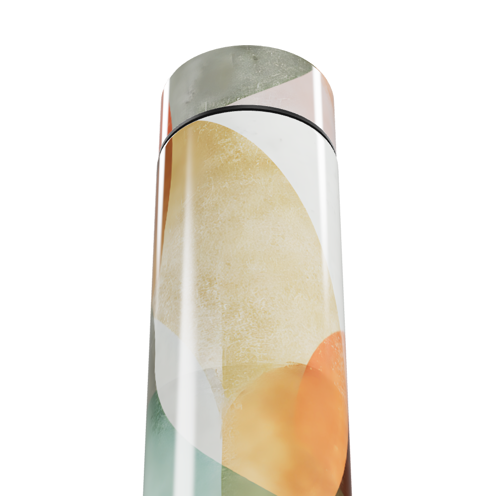 Garrafa Térmica Touch - Design Colorido Abstrato