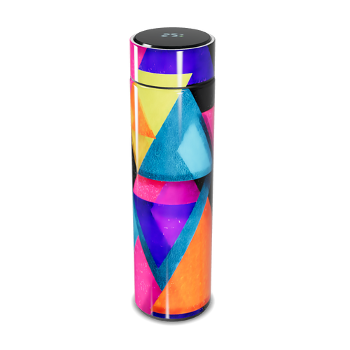 Garrafa Térmica Touch - Estampa Geométrica Colorida