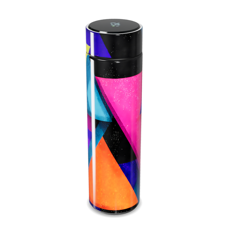 Garrafa Térmica Touch - Estampa Geométrica Colorida