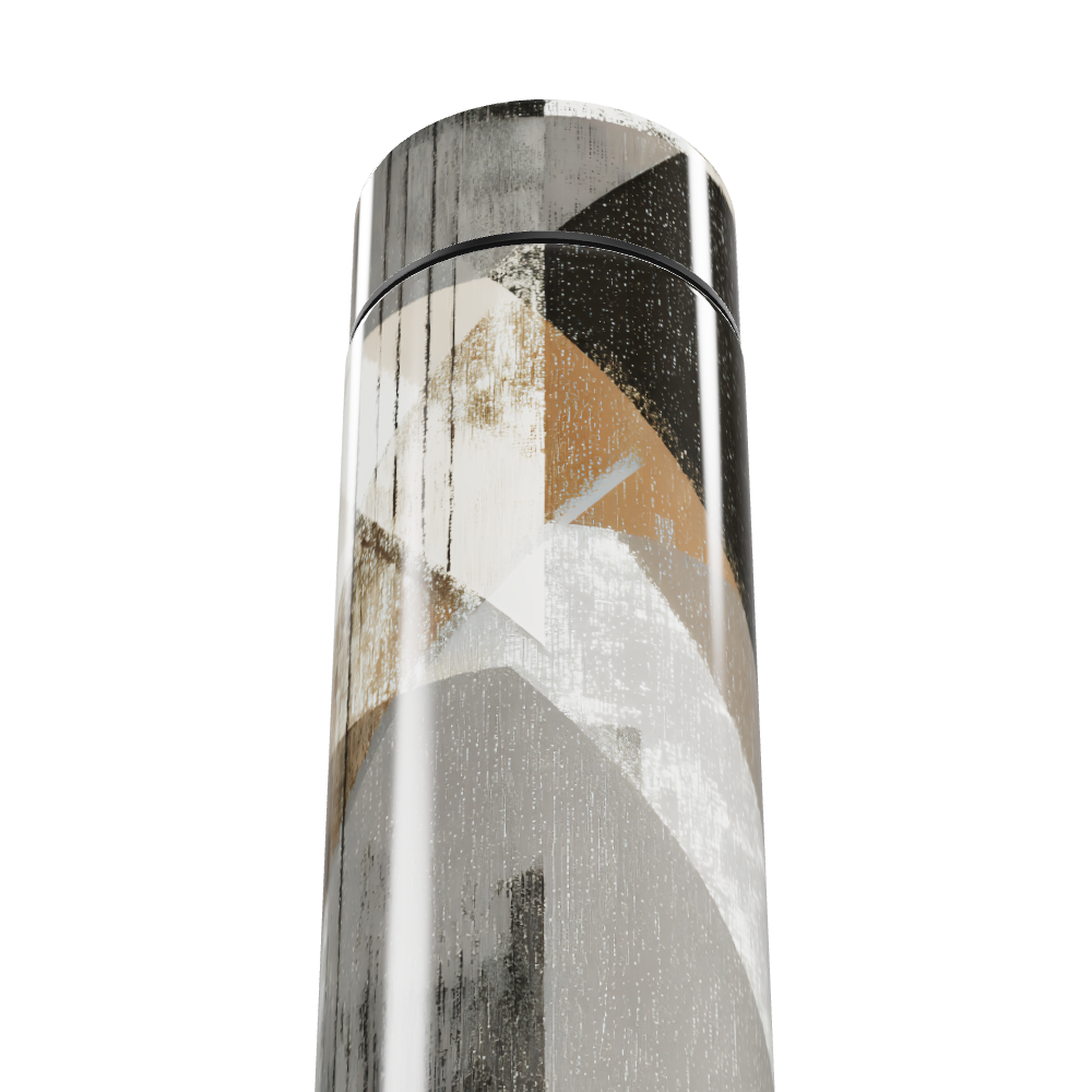 Garrafa Térmica Touch - Geométrica em Aço Inox