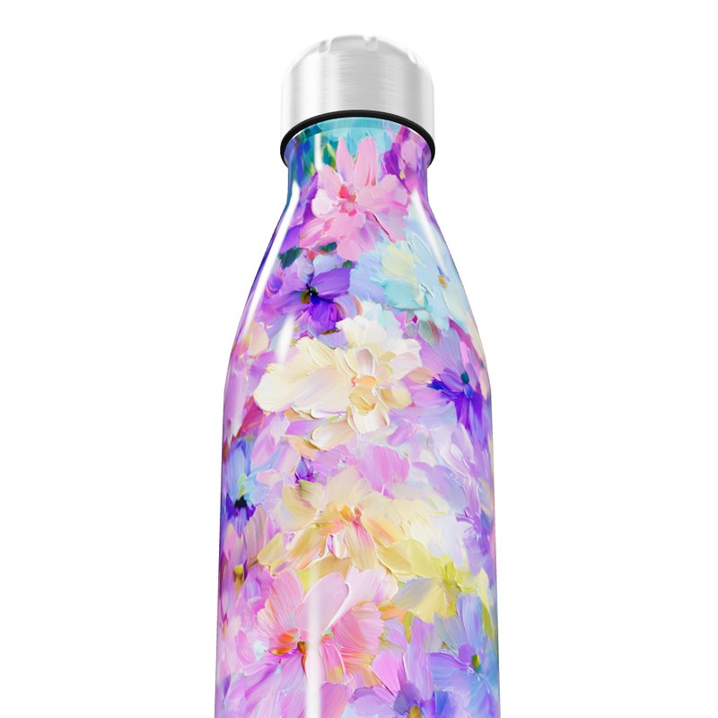 Garrafa Inox - Estampa Floral Colorida
