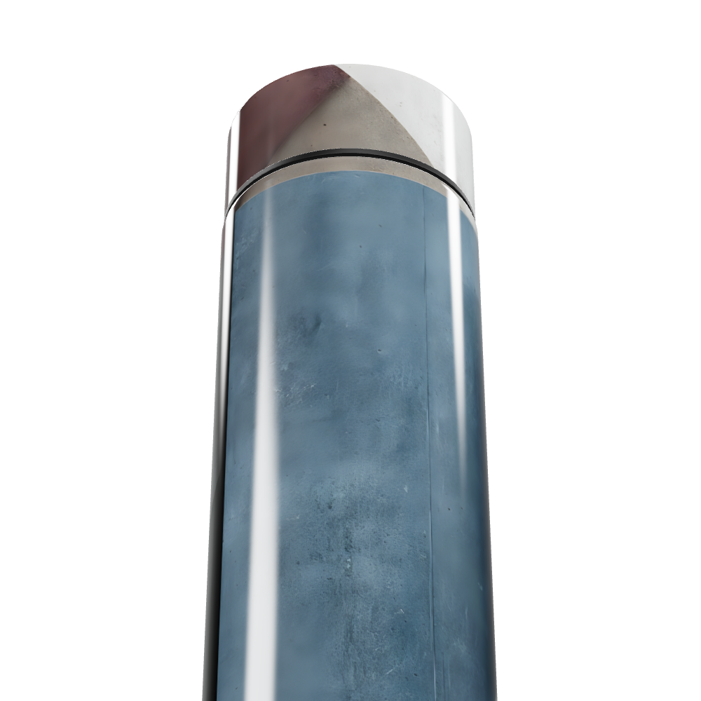 Garrafa Térmica Touch - Azul Metal com Display