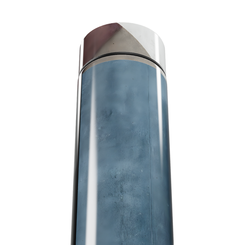 Garrafa Térmica Touch - Azul Metal com Display