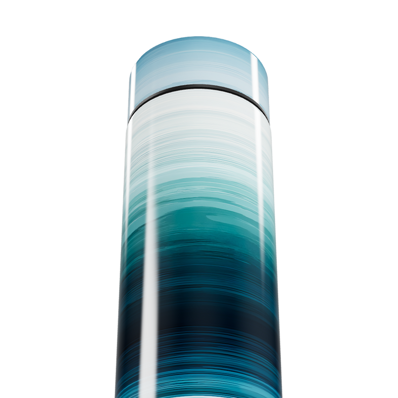 Garrafa Térmica Touch - Estampa Degradê Azul