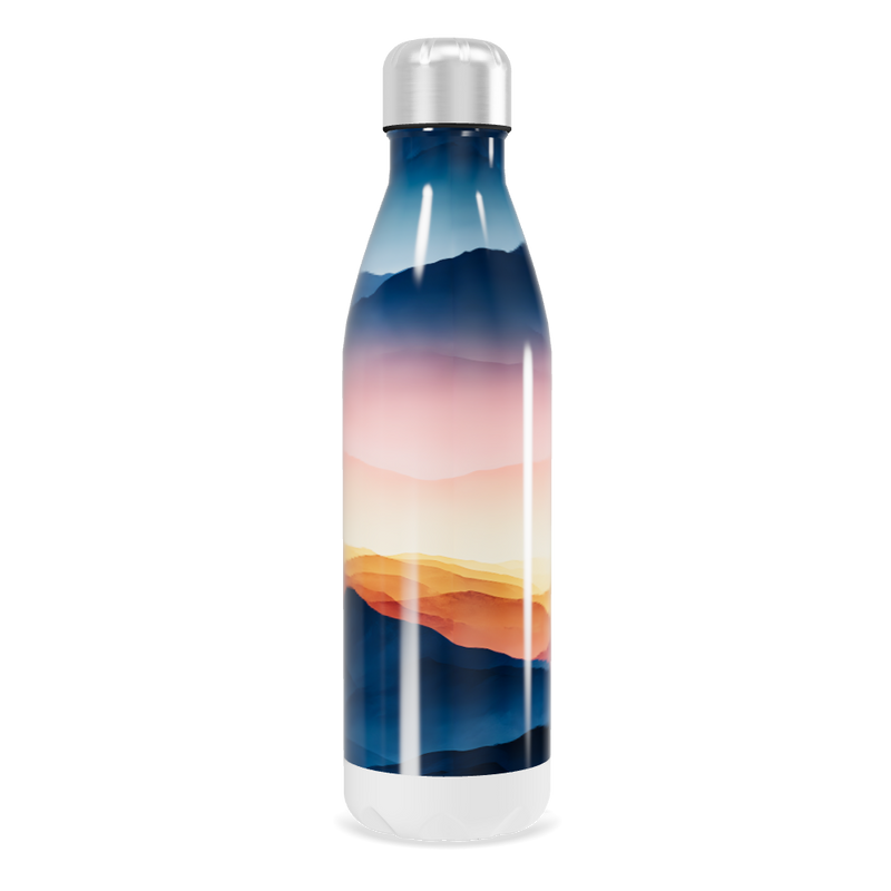 Garrafa Inox - Azul Degradê 500ml