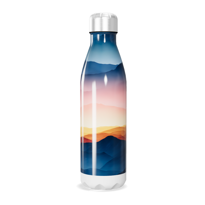 Garrafa Inox - Azul Degradê 500ml